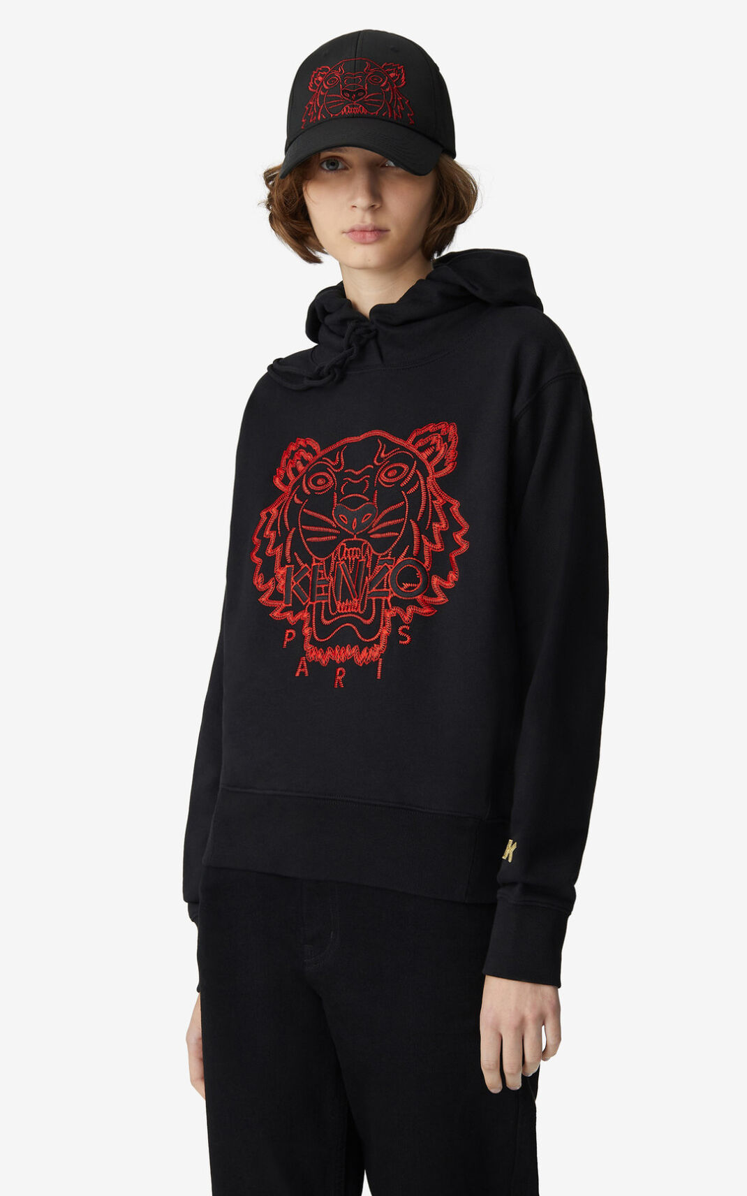 Sudaderas Con Capucha Kenzo Tiger Mujer Negras - SKU.3159608